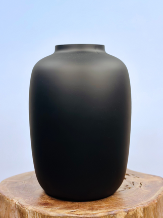 Vase The World | Artic "Matt Black" | ⌀25xH35cm