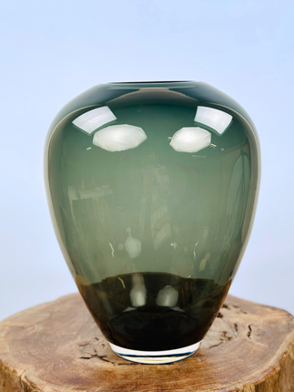 Vase the World | Kander vaas "Grey" | ⌀28xH35cm