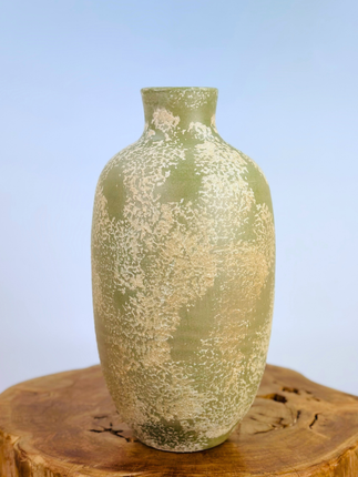 Luxe betonnen vaas - groen | 35 cm