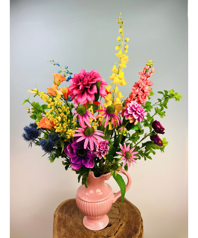 Zijden boeket "Flower Goddes"  | 75cm