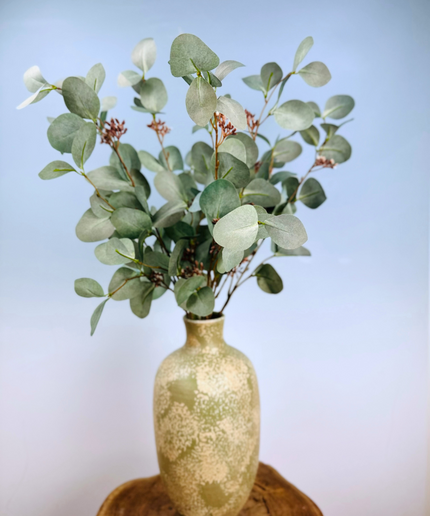 Zijden boeket "Euca love" | 80cm