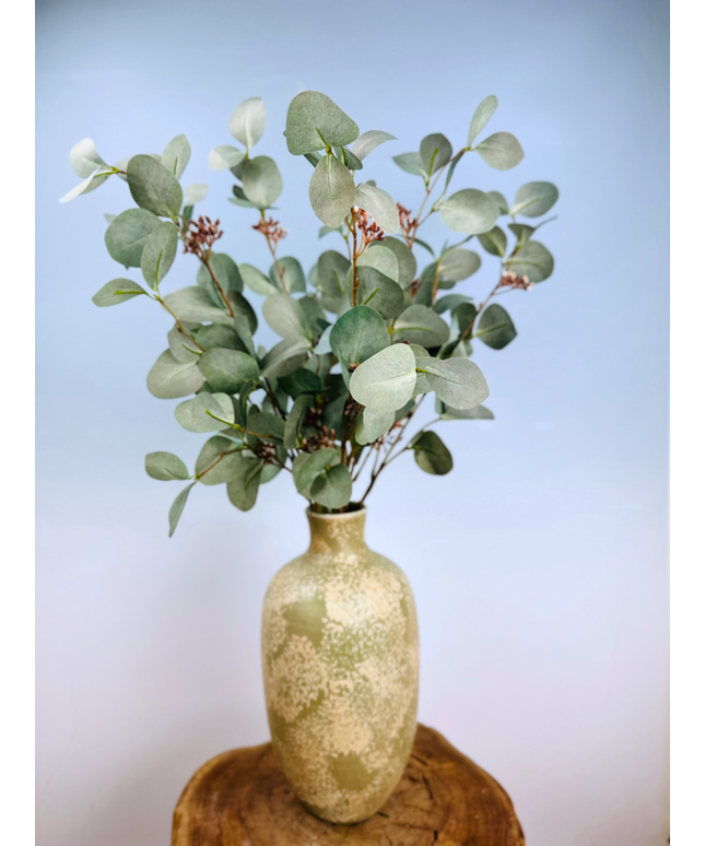 Zijden boeket "Euca love" | 80cm
