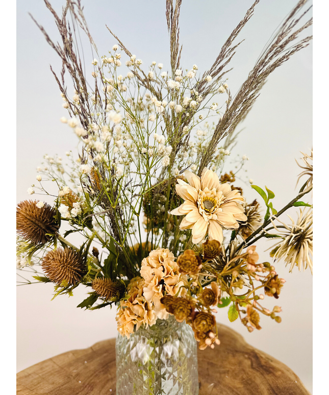 Zijden & droogboeket "Perfect Sense"  | 35cm