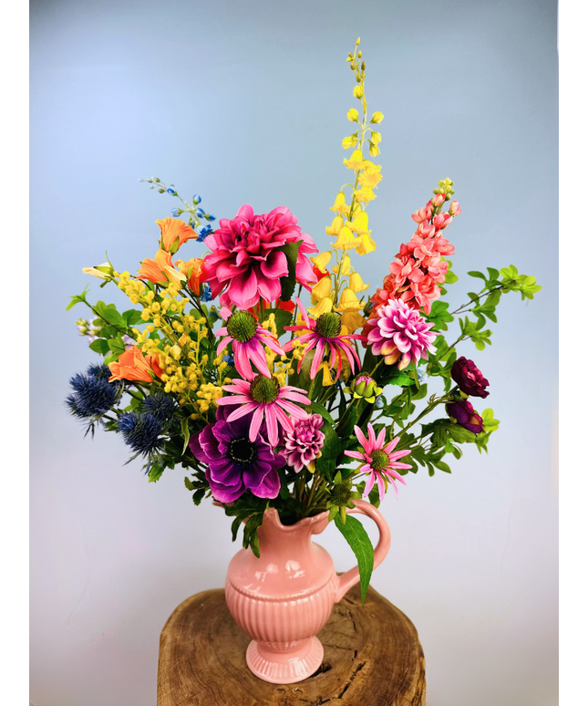 Zijden boeket "Flower Goddes"  | 75cm
