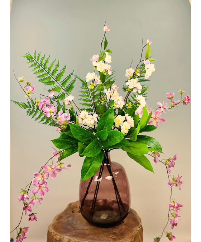 Zijdenbloemen boeket "Pink Fantasy" | 70cm