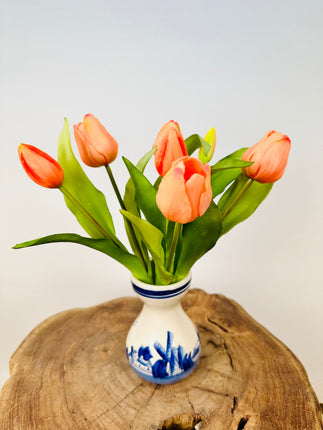 Kunst tulpen "Hollandse Pracht" - zalm | 30cm