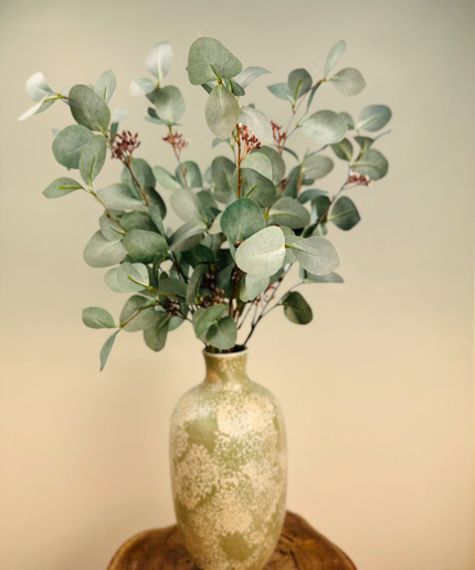 Zijden boeket "Euca love" | 80cm