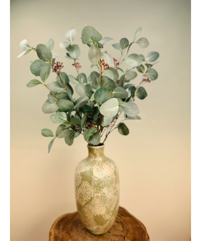 Zijden boeket "Euca love" | 80cm