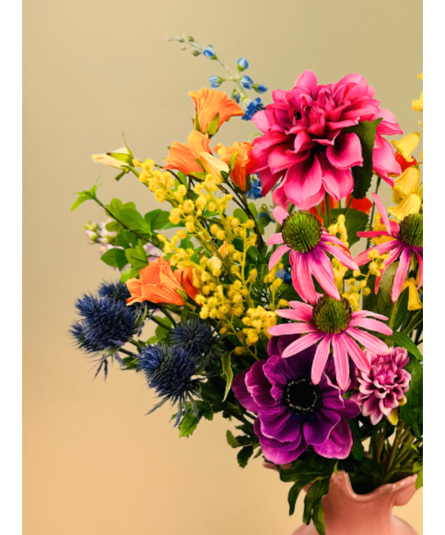 Zijden boeket "Flower Goddes"  | 75cm