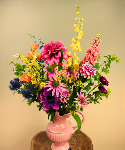Zijden boeket "Flower Goddes"  | 75cm