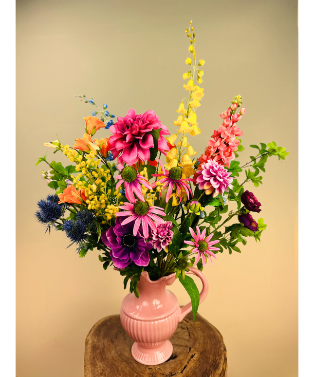 Zijden boeket "Flower Goddes"  | 75cm