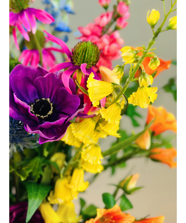 Zijden boeket "Flowery Beauty" | 75cm