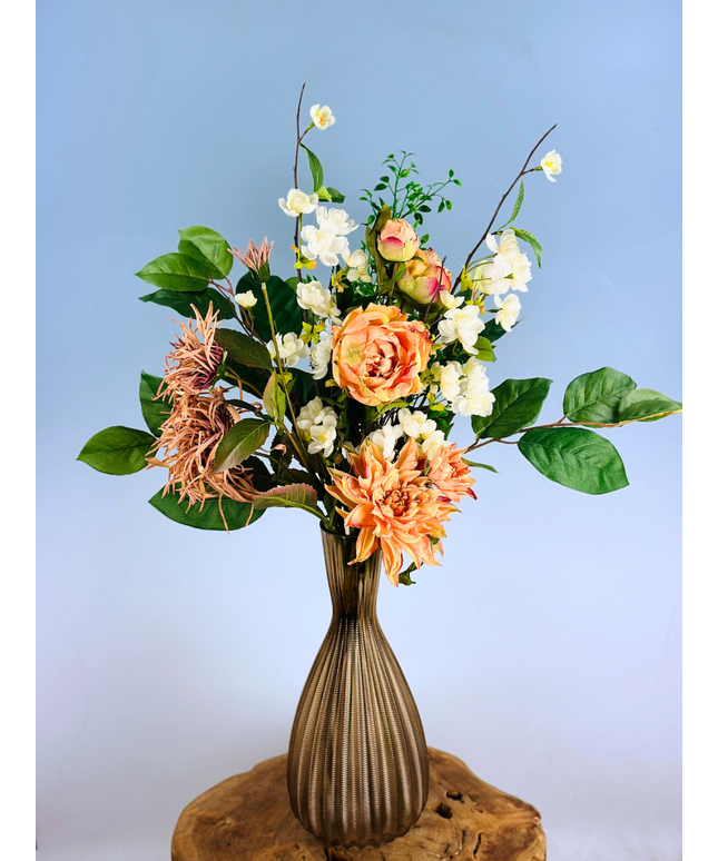 Zijden boeket "Jaheira's Flowers"  | 80cm