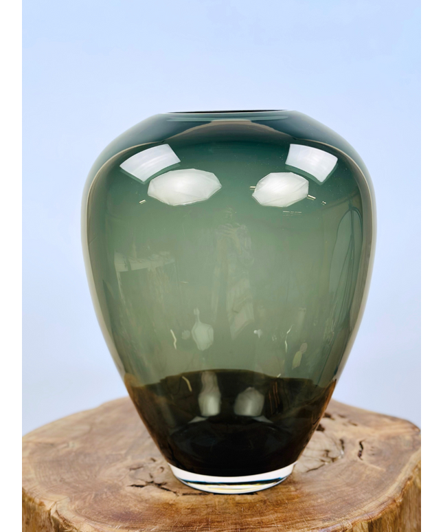 Vase the World | Kander vaas "Grey" | ⌀28xH35cm
