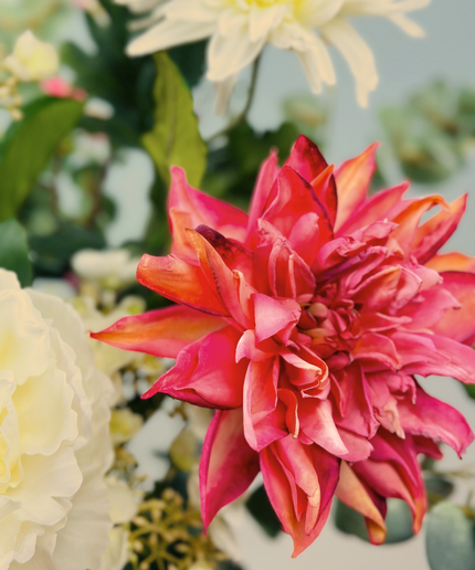 Zijdenbloemen boeket "Pastel Garden" | 65 cm
