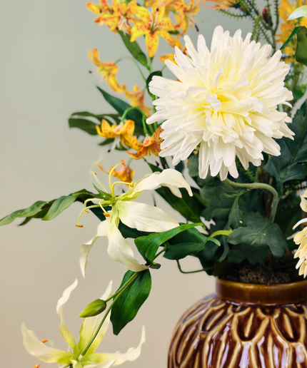 Zijdenbloemen boeket "Sunny Day" | 70cm