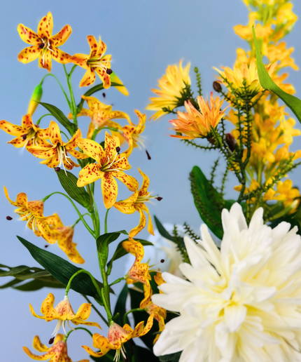 Zijdenbloemen boeket "Sunny Day" | 70cm