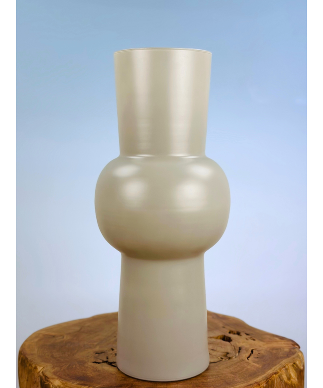 Zzing Vaas 'treeday' mat grijspastel ø19cm - 45cm hoog