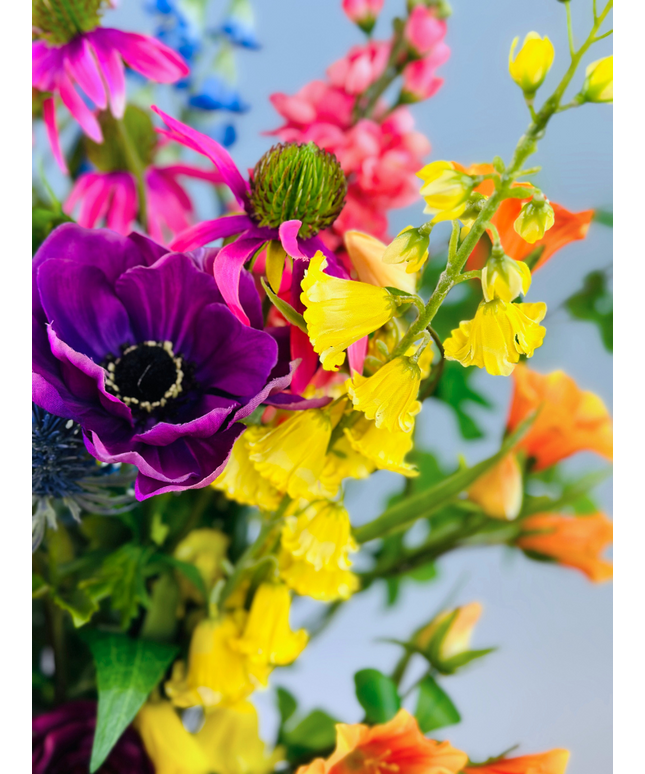 Zijden boeket "Flowery Beauty" | 75cm