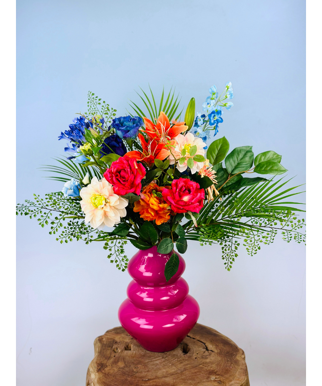 Zijden boeket "Luminous Colors"  | 75cm