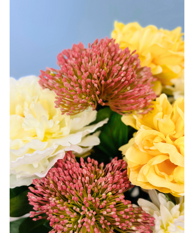 Zijdenbloemen boeket "Nature's gift" | 50cm