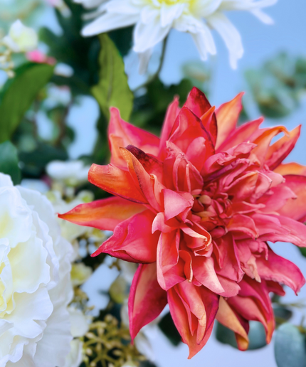 Zijdenbloemen boeket "Pastel Garden" | 65 cm