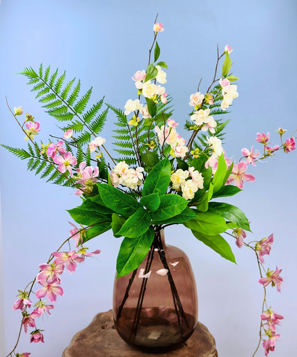 Zijdenbloemen boeket "Pink Fantasy" | 70cm