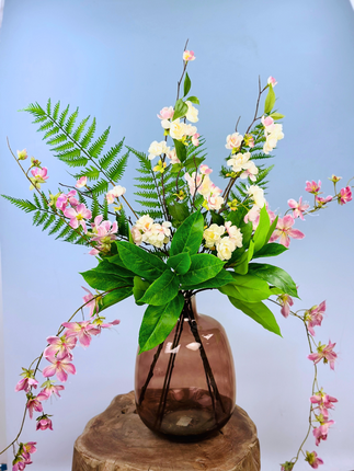 Zijdenbloemen boeket "Pink Fantasy" | 70cm