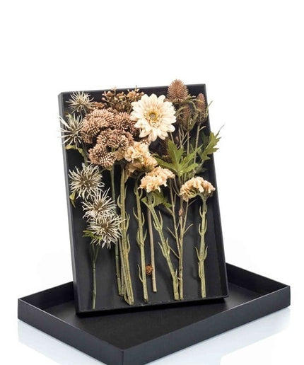 Zijden bloemen Giftbox "Crème"