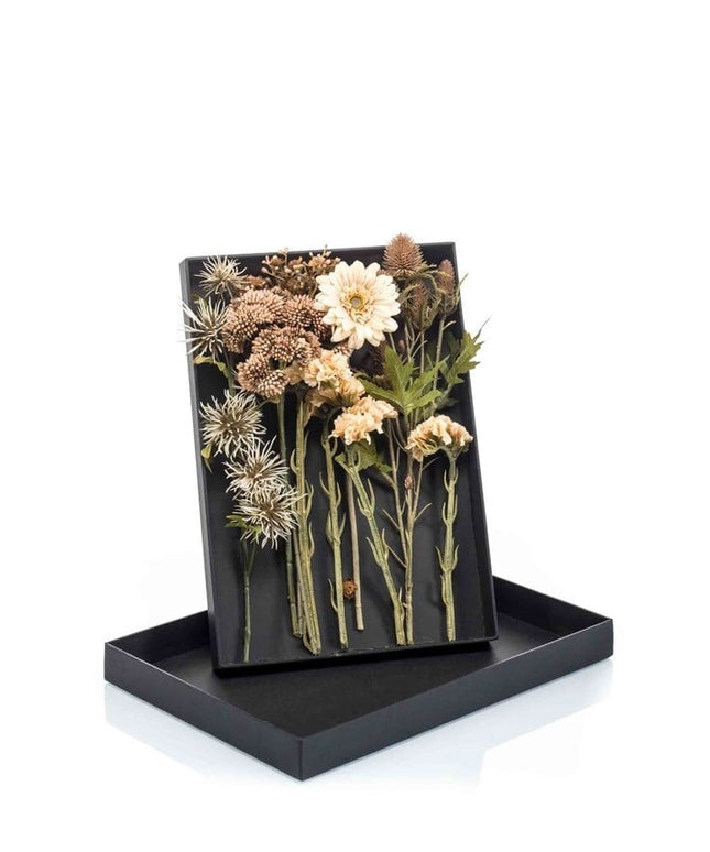 Zijden bloemen Giftbox "Crème"