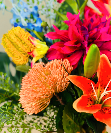 Zijden boeket tropical dreams
