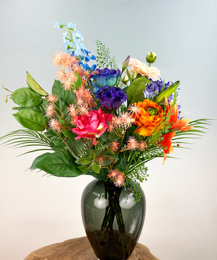 Zijden boeket "Luminous Colors"  | 75cm