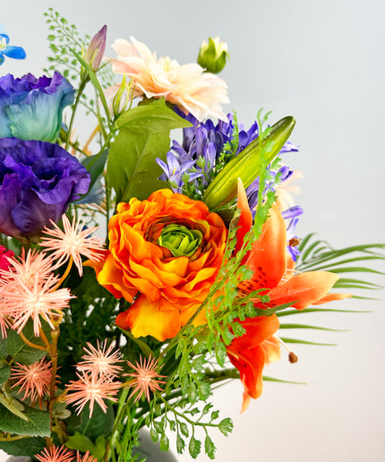 Zijden boeket "Luminous Colors"  | 75cm