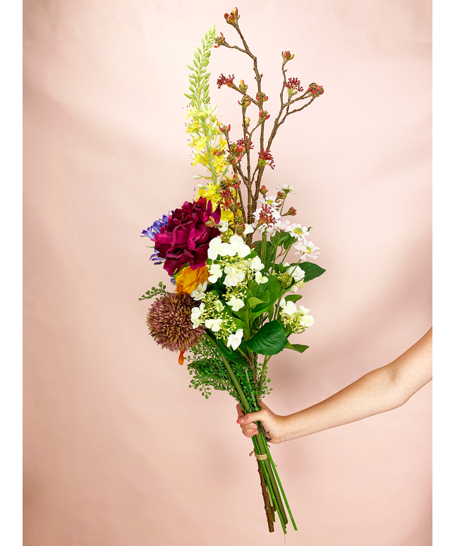 Zijden boeket  "Pretty Explosion"  | 100cm